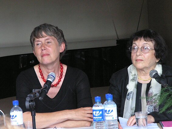  Ulla Lachauer, Irena Veisaitė Thomo Manno festivalyje