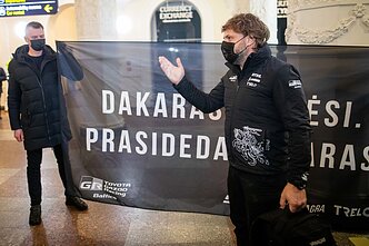 Benediktas Vanagas sugrįžo iš Dakaro ralio