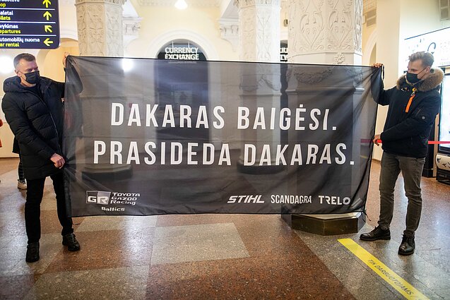 Benediktas Vanagas sugrįžo iš Dakaro ralio
