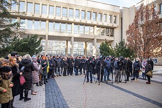 Vilniuje apdovanoti buvę parlamento apsaugos pareigūnai