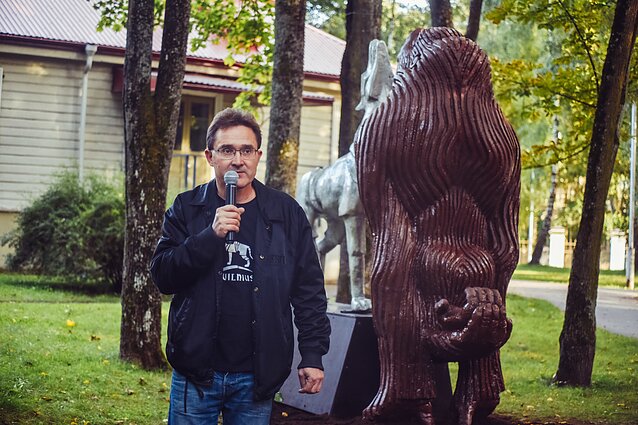 „Vilkas keičia kailį“ atidarymas. Vytautas Poška