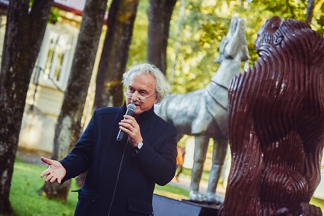 „Vilkas keičia kailį“ atidarymas. Virginijus Kinčinaitis