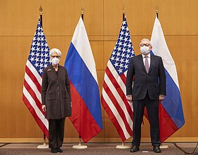 Wendy Sherman i Siergiej Riabkow
