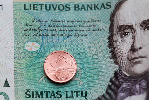 Lithuania's former currency, the litas