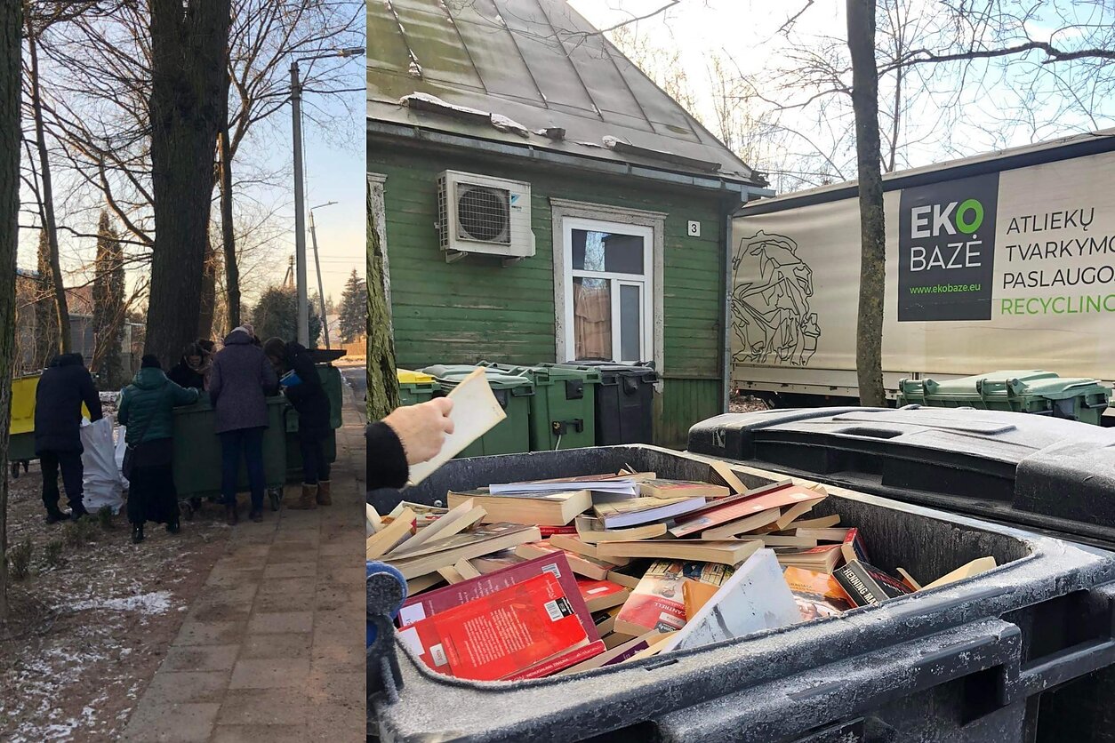 Pavilnio biblioteką uždarius, dalies knygų laukia perdirbimas