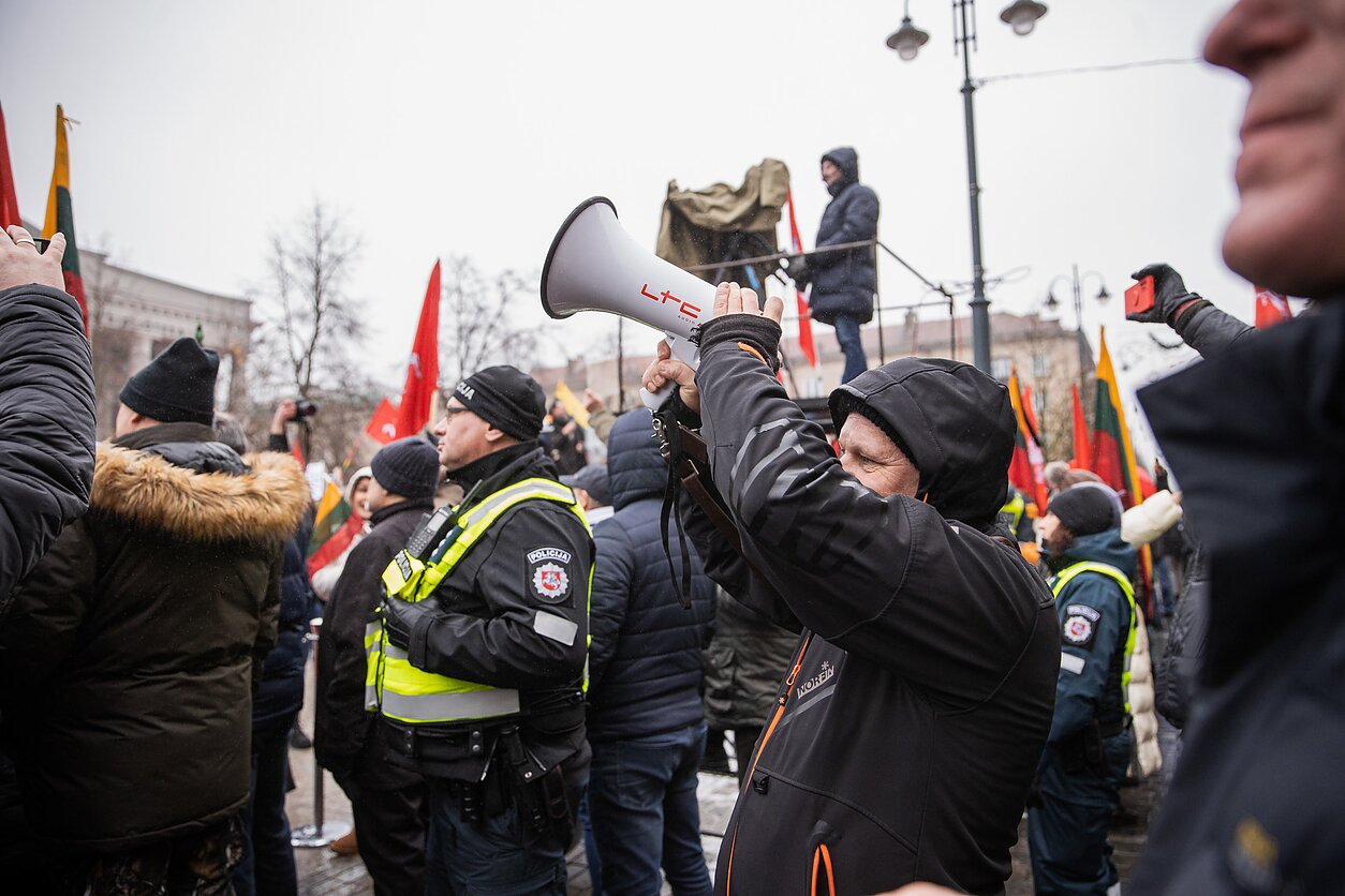 Protestas prie Seimo