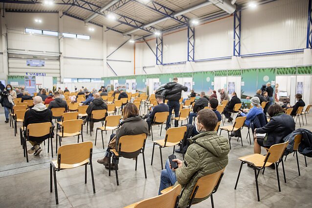 Vakcinacijos centras „Litexpo“ parodų rūmuose