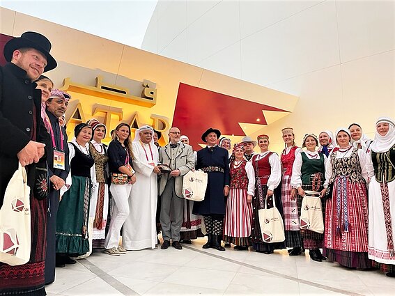 EXPO parodoje Dubajuje atskleista 2024 m. Lietuvos dainų šventės tema. 