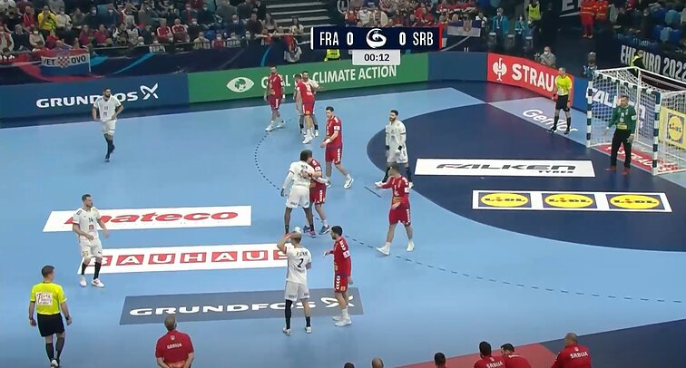 Europos vyrų rankinio čempionatas. Prancūzija – Serbija