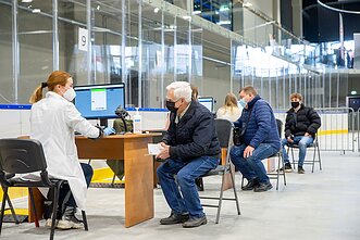 Vakcinacija Kauno ledo rūmuose