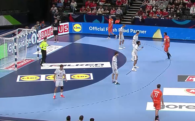 Europos vyrų rankinio čempionatas. Nyderlandai – Portugalija