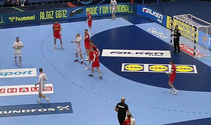 Europos vyrų rankinio čempionatas. Baltarusija – Austrija