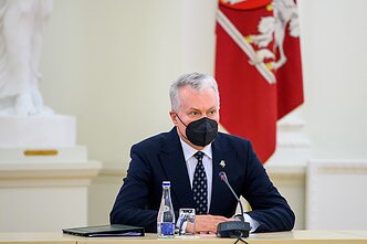 Lithuanian President Gitanas Nausėda Lithuanian President Gitanas Nausėda