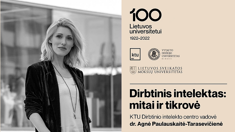 100 metų sukakties proga: atvira paskaita „Dirbtinis intelektas: mitai ir tikrovė“