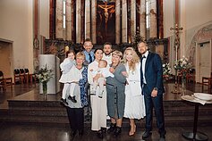 Lino ir Irmos Adomaičių sūnaus Jokūbo krikštynų akimirkos