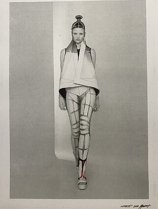 B. Ukrinaitės Undinės eskizas.