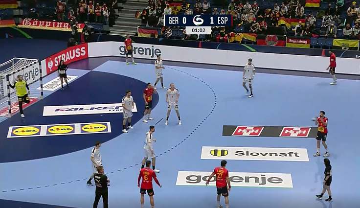 Europos vyrų rankinio čempionatas. Vokietija – Ispanija