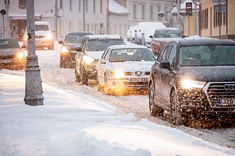 Snowstorm in Vilnius