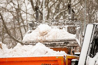 Snowstorm in Vilnius
