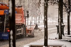 Snowstorm in Vilnius