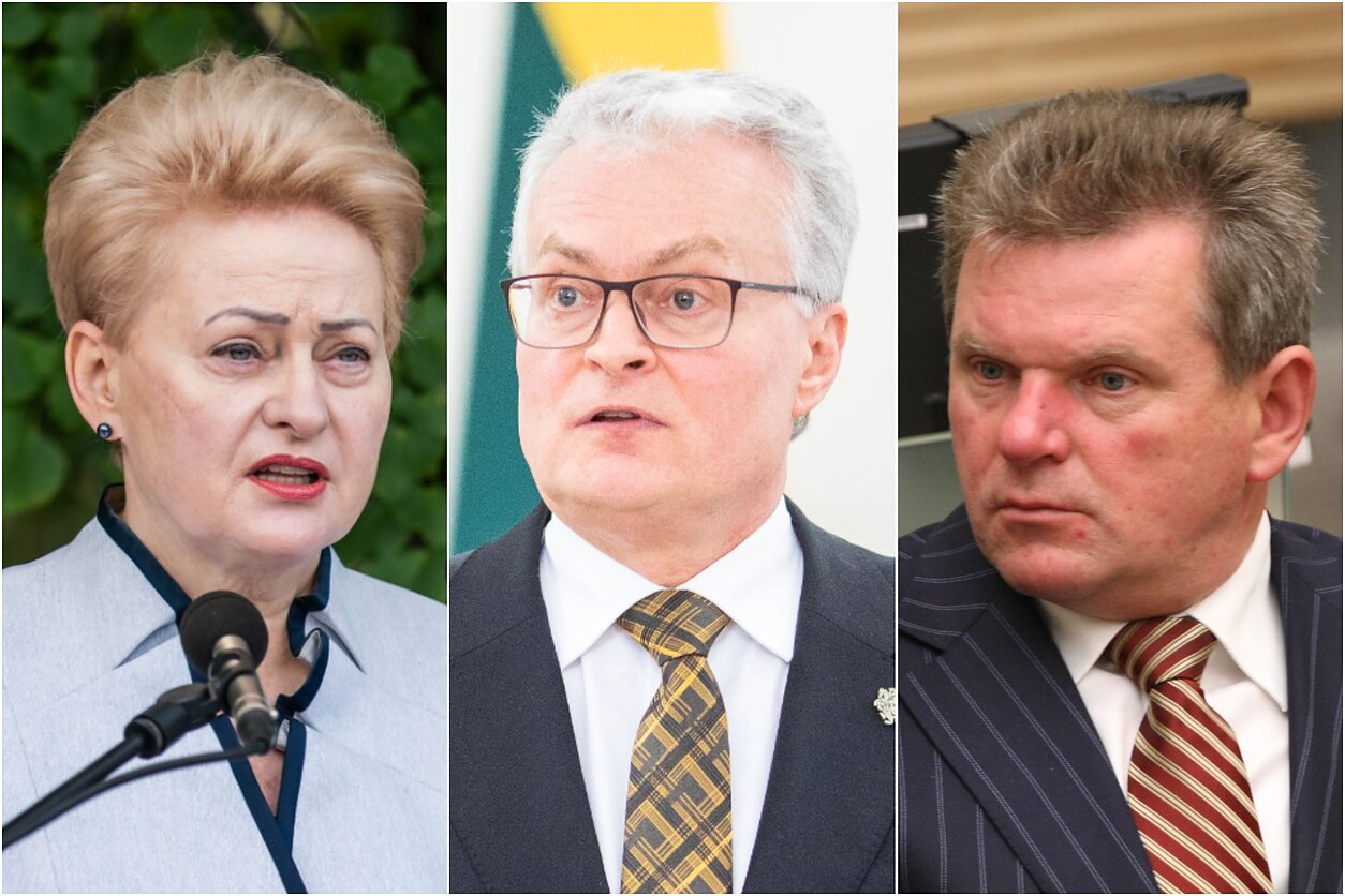 Dalia Grybauskaitė, Gitanas Nausėda, Jaroslav Narkevič Dalia Grybauskaitė, Gitanas Nausėda, Jaroslav Narkevič