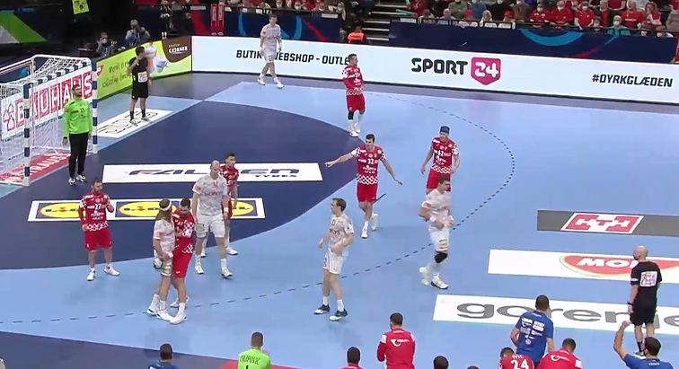 Europos vyrų rankinio čempionatas. Danija – Kroatija