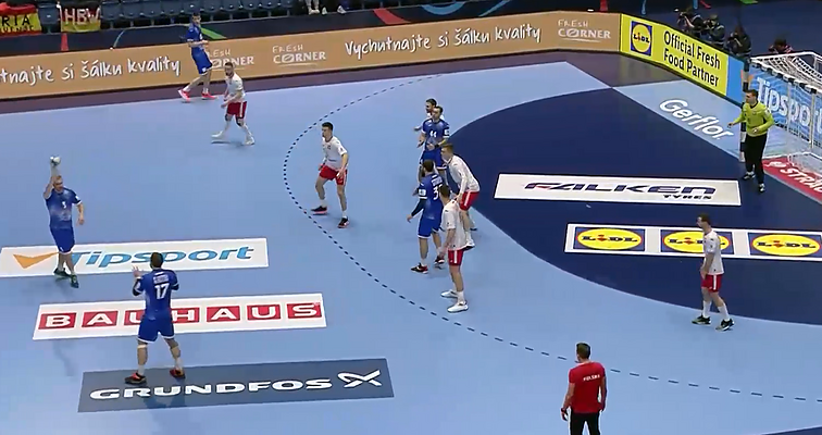 Europos vyrų rankinio čempionatas. Lenkija – Rusija