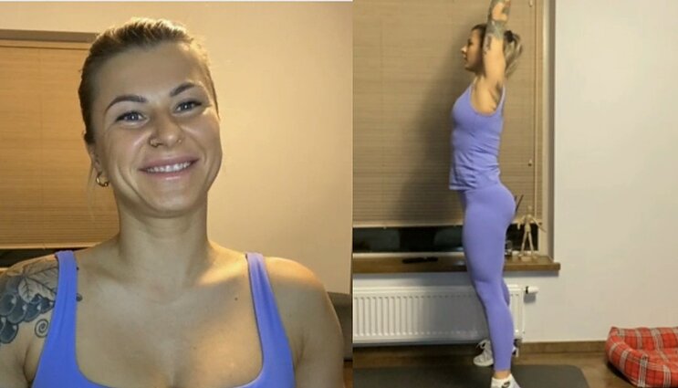 Žvalus rytas: mankšta su sporto trenere Justa Kiče