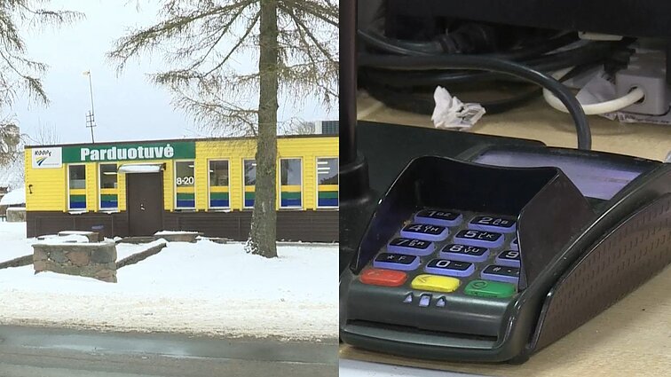 Kaimų gyventojai piktinasi bankomatų trūkumu: Jotainiuose dingus elektrai, kai kurie žmonės apsipirkti net negalėjo