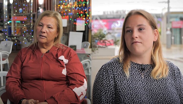 (Ne)emigrantai. Po baisios nelaimės atsitiesusi Gitana bei į tėvynę iš Londono norinti sugrįžti Justina