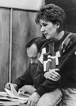 Žurnalistai Eglė Bučelytė ir Ričardas Sartatavičius.