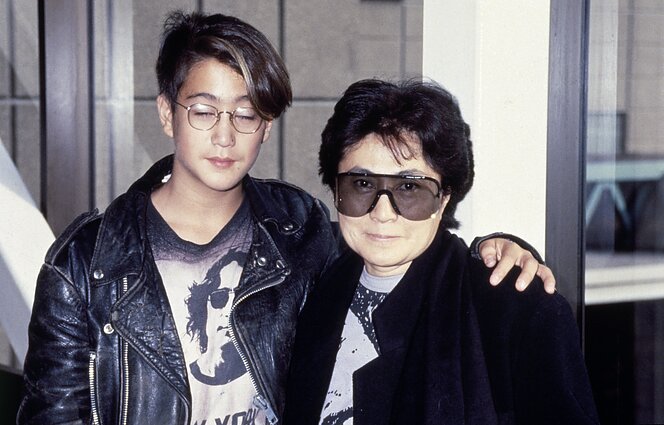 Yoko Ono su sūnumi Seanu