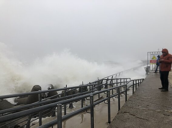 Audros padariniai pajūryje: plėšė stogus, šviesoforus, didžiausi nuostoliai – paplūdimiuose