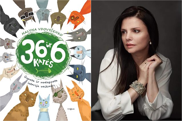 Knygos viršelis ir Donata Rinkevičienė