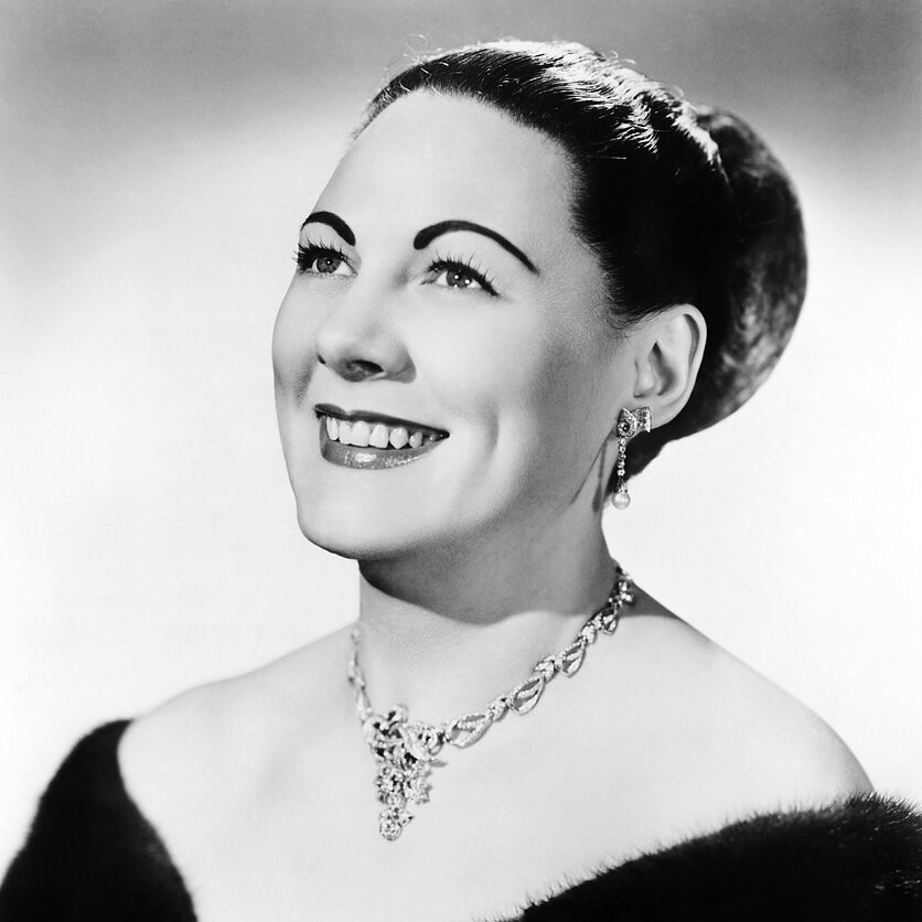 Vida Press nuotr., Operos solistė Renata Tebaldi, 1950 m. 