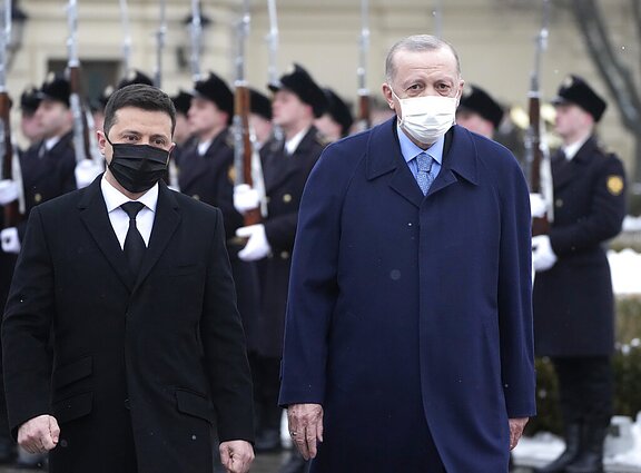 Recepas Tayyipas Erdoganas ir Volodymyras Zelenskis Recepas Tayyipas Erdoganas ir Volodymyras Zelenskis