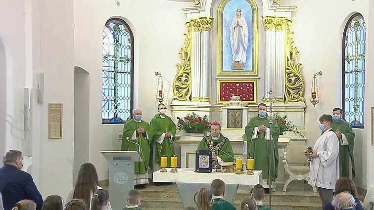 Šv. Mišios iš Telšių Švč. Mergelės Marijos Ėmimo į dangų bažnyčios
