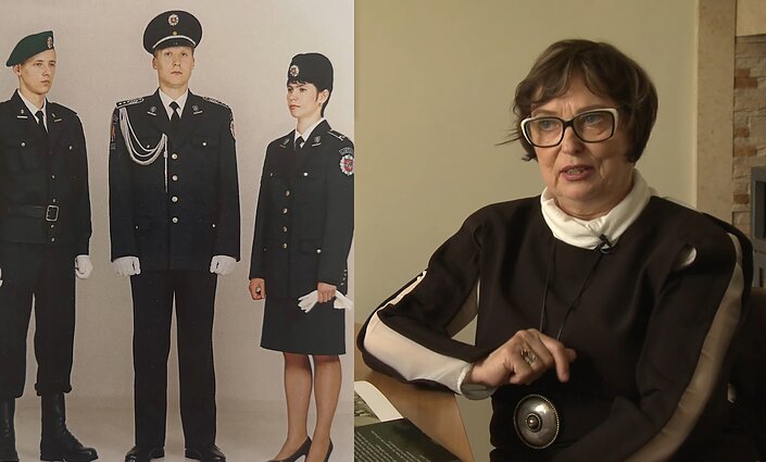 Lietuvos policijos uniformą kūrusi dizainerė: jokios medžiagos nebuvo, mokėmės žiūrėdami amerikietiškus detektyvinius filmus
