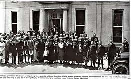1921 Million signature Lithuanian Recognition Petition team visiting President Harding 1921 Million signature Lithuanian Recognition Petition team visiting President Harding
