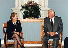 July 13, 1997, US Secretary of State Madeleine Albright with Lithuanian President Algirdas Brazauskas July 13, 1997, US Secretary of State Madeleine Albright with Lithuanian President Algirdas Brazauskas