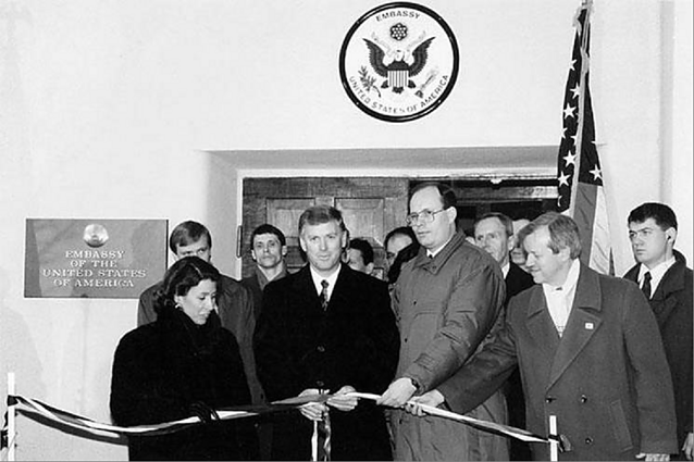 Embassy opening on February 7, 1992 Embassy opening on February 7, 1992