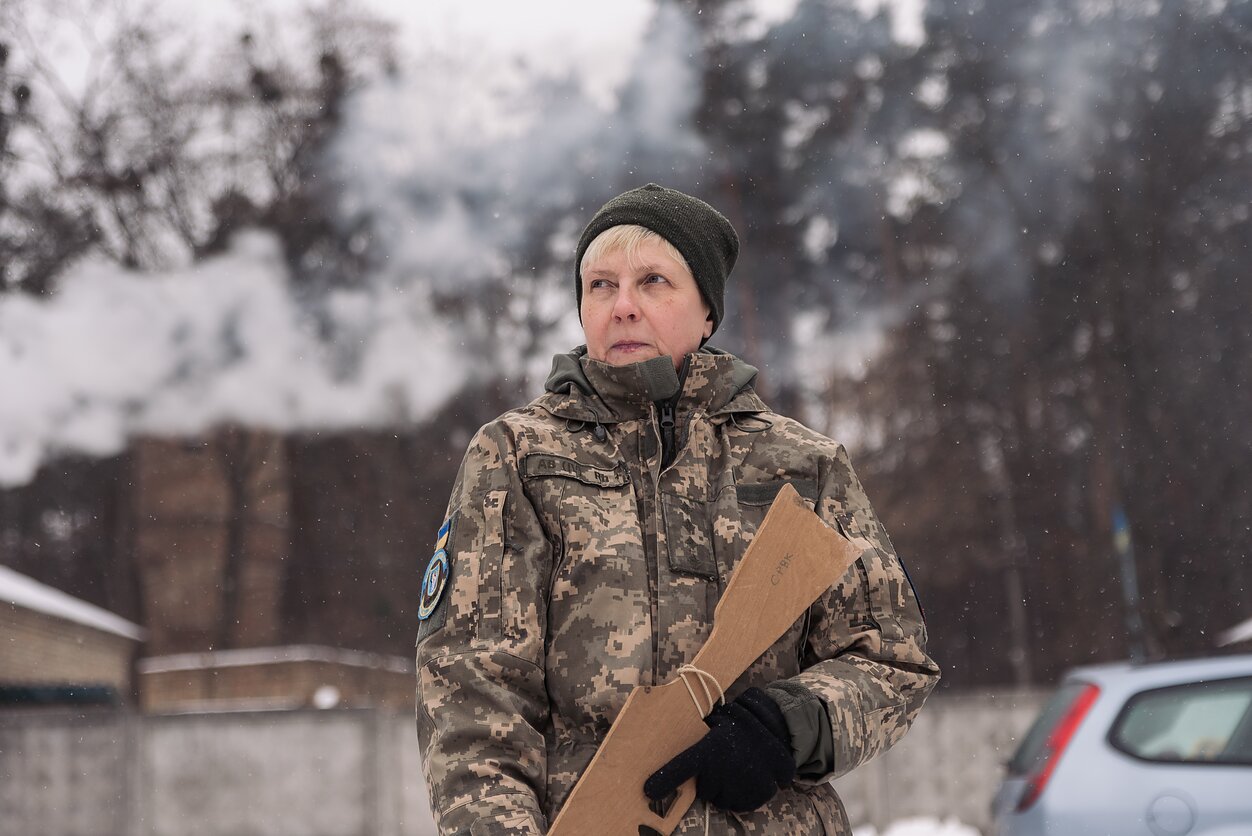 A member of the territorial force