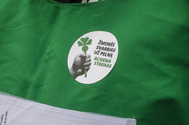 Ekonomistės teigimu, „Achemos“ darbuotojų streikas iššaukti protestų bangos visame regione neturėtų