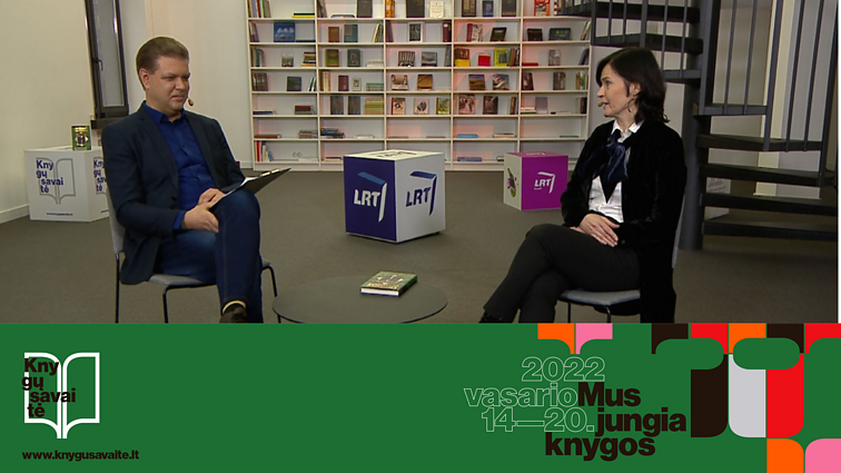 Knygų savaitė 2022. Undinės Radzevičiūtės romano „Minaretas ir 7“ pristatymas. Lietuvos rašytojų sąjungos leidykla