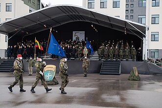 Minimos tarptautinio NATO bataliono dislokavimo Lietuvoje metinės