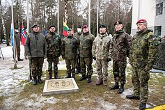Minimos tarptautinio NATO bataliono dislokavimo Lietuvoje metinės