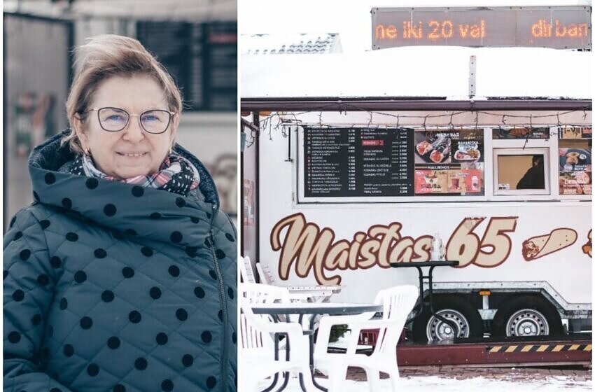 Irena Pečiulienė kebabinę atidaryti nusprendė išėjusi į pensiją Irena Pečiulienė kebabinę atidaryti nusprendė išėjusi į pensiją