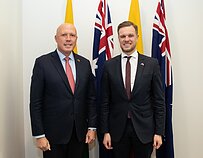 Gabrielius Landsbergis Australijoje