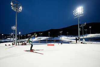Gabrielės Leščinskaitės startas 7,5 km sprinto varžybose