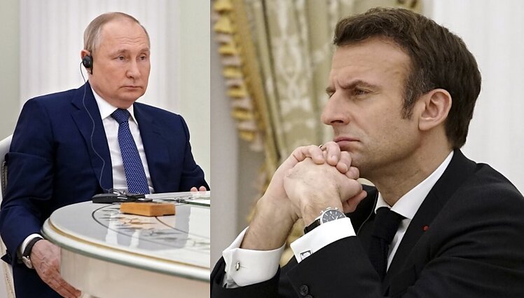 Savaitė. Macronas nuvyko pas Putiną, Bidenas priėmė Vokietijos kanclerį, bet karo šmėkla niekur nedingsta